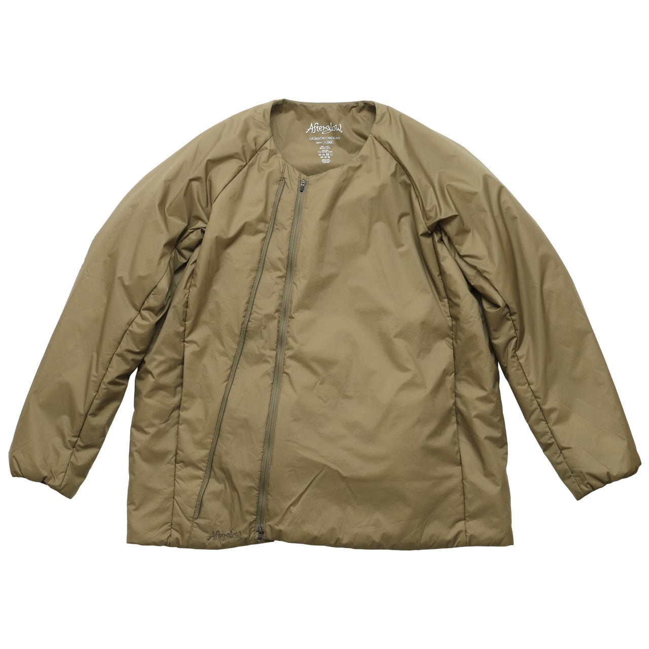 Afterglow GASMACHI CARDIGAN ハードシェルの上から羽織るアウター